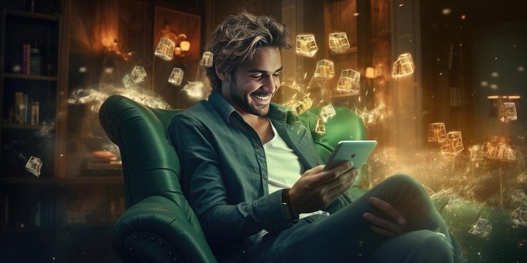 Antarmuka aplikasi playslot777 di layar Android dengan menu sportsbook dan live casino